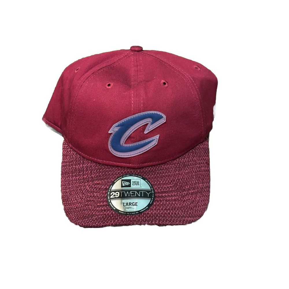 Cleveland Cavs New Era 29Thirty Official Red Maroon Hat Cap Large‎ NBA NWT